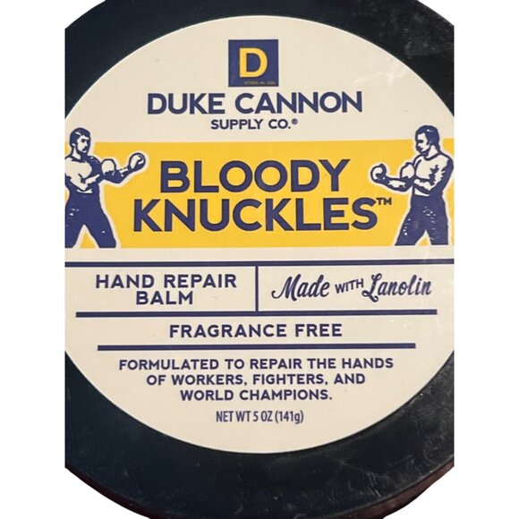 Duke Cannon Bloody Knuckles Hand Repair Balm 5 Oz Fragrance Free Lot of 4 - Picture 2 of 4